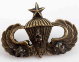US PARATROOPER BADGE ARROWHEAD DEVICE BATTLE STARS