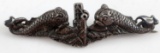 WWII US NAVY SUBMARINE BADGE IN STERLING SILVER