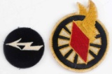 WWII GERMAN THIRD REICH WAFFEN SS SIGNALS PATCH