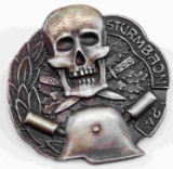 WWI AUSTRIAN MONARCHY STORM TROOPER BADGE