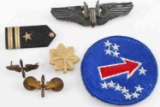STERLING SILVER WWII AERIALGUNNER WINGS USN LT.