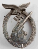 WWII GERMAN THIRD REICH LUFTWAFFE FLAK BADGE