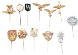 WWII THIRD REICH GERMAN STICK PINS SS LUFTWAFFE