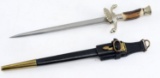 GERMAN HIRSCHFANGER HUNTING DAGGER STAG HANDLE