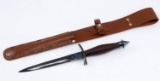 V 42 STILETTO FIGHTING KNIFE WITH SCABBARD