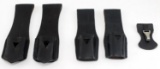 WWII LEATHER K-98 BAYONET FROG HANGER LOT OF SIX