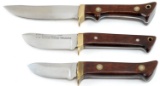 SHEFFIELD INDIAN RIDGE TRADER HUNTING KNIFE SET