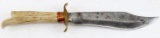 SC ALCA MEXICAN BOWIE KNIFE WITH HORN HANDLE