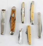 VINTAGE FOLDING POCKET KNIFE LOT OF SEVEN