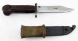 COLD WAR ERA 1960  AK 47  BAYONET & SCABBARD