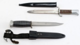WWII GERMAN K98 BAYONET & THEATER MADE KNIFE