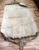 WWII US  NAVY CANVAS HAMMOCK NAMED AT SEA RACK