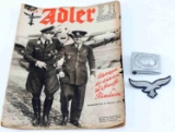 WWII GERMAN THIRD REICH LUFTWAFFE BADGE BUCKLE LOT