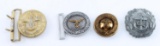 WWII GERMAN THIRD REICH WEHRMACHT BUCKLE LOT OF 4