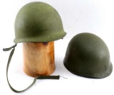 POST KOREAN WAR UNITED STATES M1 HELMET WITH LINER