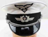 WWII GERMAN THIRD REICH LUFTWAFFE OFFICER VISOR