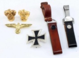 WWII GERMAN THIRD REICH IRON CROSS DAGGER PART LOT