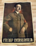 WWII THIRD REICH GERMAN POSTER ADOLF HITLER