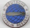 WWII GERMAN ZEPPELIN REEDEREI AIR SHIP BADGE