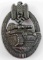 WWII GERMAN THIRD REICH SILVER TANK ASSAULT BADGE