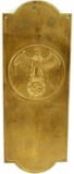 WWII THIRD REICH GERMAN HITLER CHANCELLERY PLAQUE