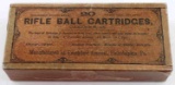 WILD WEST RIFLE BALL CARTRIDGE CARD BOARD BOX