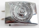 WWII THIRD REICH GERMAN SS EM PARADE BELT BUCKLE