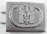 WWII GERMAN THIRD REICH RED CROSS EM BELT BUCKLE