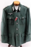 WWII GERMAN THIRD REICH HEER MOUNTAIN TROOP TUNIC