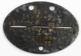 WWII THIRD REICH GERMAN SS GRENADIER DOG TAG