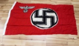 WWII THIRD REICH GERMAN GOVERNMENT SWASTIKA FLAG