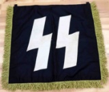 WWII GERMAN WAFFEN SS RUNIC NORDLAND BANNER FLAG