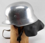 WWII GERMAN THIRD REICH FIRE POLICE DEFENSE HELMET