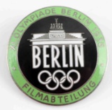 WWII THIRD REICH GERMAN 1936 BERLIN FILM BADGE