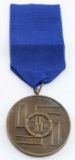 WWII THIRD REICH GERMAN WAFFEN SS 8 YEAR AWARD