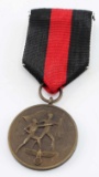 WWII THIRD REICH GERMAN CZECH ANNEXATION MEDAL