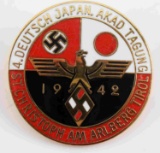 WWII THIRD REICH GERMAN JAPANESE ALLIANCE BADGE