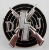 WWII GERMAN THIRD REICH DJ MARKSMAN SHOOTING BADGE