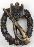 WWII GERMAN HEER BRONZE INFANTRY ASSAULT BADGE