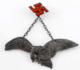 WWII GERMAN POLISH LUFTWAFFE AXIS PILOT BADGE