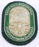 WWII GERMAN 1937 NSKK HOCHLAND MOTORBRIDGADE BADGE