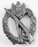 WW2 GERMAN ARMY HEER SILVER INFANTRY ASSAULT BADGE