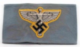 WWII GERMAN 3RD REICH NSFK GLIDER KORPS ARMBAND