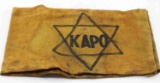 WWII GERMAN KAPO CONCENTRATION CAMP ARM BAND