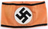 WWII GERMAN 3RD REICH WAFFEN SS SWASTIKA  ARMBAND