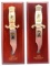 2 FRANKLIN MINT CONFEDERATE COMMEM BOWIE KNIFE