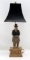 NICE TABLE LAMP W FANCY BEAR FIGURE SCULPTURE