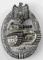 WWII THIRD REICH GERMAN PANZER TANK BADGE