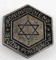 WWII GERMAN 3RD REICH WARSAW GHETTO POLICE BADGE