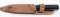 UTICA SPORTSMAN 6 INCH CAMP KNIFE WITH SHEATH